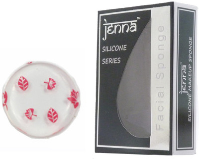 

Jenna Silicone Makeup Beauty Sponge for Concealer and Foundation – Applicator for Cosmetic Blending (RoundRedFlower)