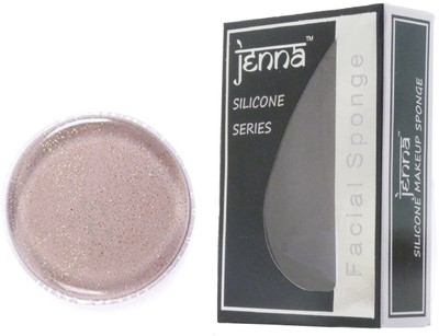 

Jenna Silicone Makeup Beauty Sponge for Concealer and Foundation – Applicator for Cosmetic Blending (GlitterRound)