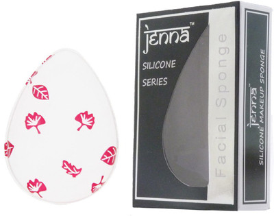 

Jenna Silicone Makeup Beauty Sponge for Concealer and Foundation – Applicator for Cosmetic Blending (RedFlowerDrop)