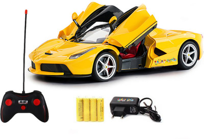

Tabby Toys Remote Control Racing Car With Opening Door Function(Yellow)