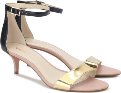 

Nine West Women BLK/GOLD L Heels