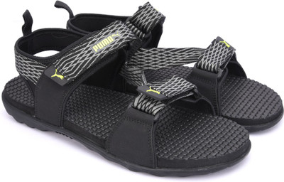 

Puma Men Puma Black-QUIET SHADE-Limepunch Sports Sandals