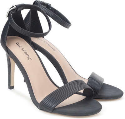 

Call It Spring Women Black Synthetic Heels