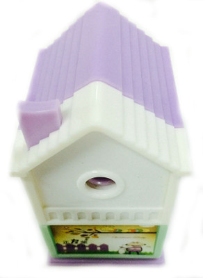 Shrih Cute Purple House Shaped Automatic Pencil Sharpener(Purple)