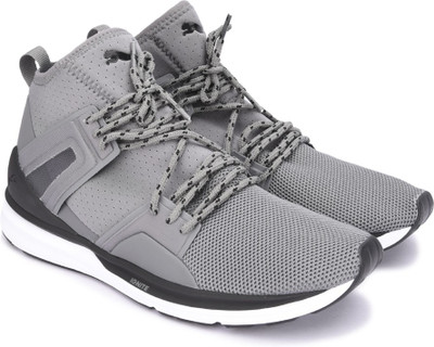 

Puma B.O.G Limitless Hi Sneakers For Men(Grey, Quiet shade-puma black-puma white