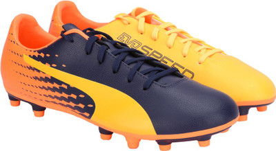 

Puma evoSPEED 17.5 FG Football Shoes For Men(Multicolor, Tricks colors