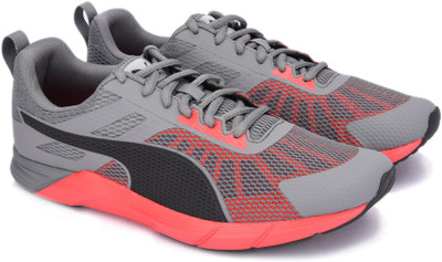 

Puma Propel Training Shoes For Men(Grey, Quiet shade-high risk red-puma black
