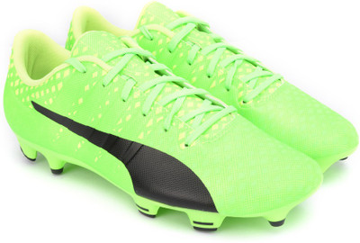 

Puma evoPOWER Vigor 3 FG Football Shoes For Men(Green, Green gecko-puma black-safety yellow