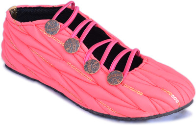 

Myra Ethnic Pink Bellies For Women(Pink