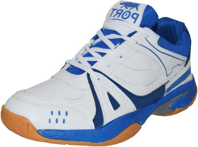 

Port QuilActive Badminton Shoes For Men(White, Blue