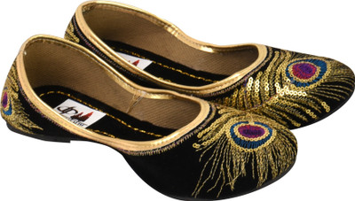 

Decot Paradise Jaipuri Prints Pink Flat Ethnic Footwear Bellies For Women(Pink, Pink::gold