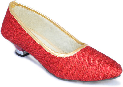 

Myra Shiny Bellies For Women(Red