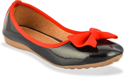 

Myra Red Bow Bellies For Women(Red, Black