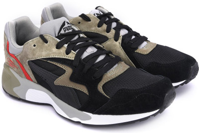

Puma Prevail Streetblock Sneakers For Men(Black, Puma black-burnt olive-drizzle
