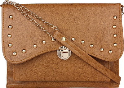 

Ashman Girls Casual Tan PU Sling Bag
