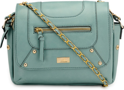 

Yelloe Women Blue PU Sling Bag