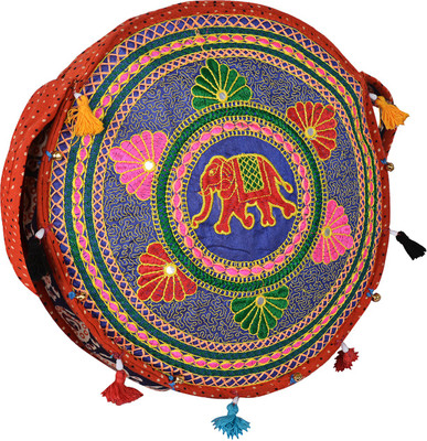 

Zaributi Girls Casual Orange Cotton Sling Bag