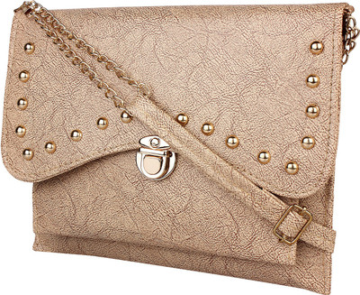 

Ashman Girls Casual Beige PU Sling Bag