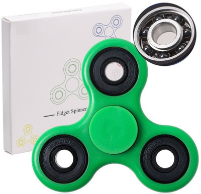 

VibeX ® Tri-Spinner Fidgets Fingertip Bearing Hands Spinner Toy Decompression Gyro(Green)