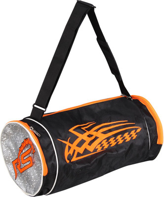 

RS SPORT FITNESS PRO GYM BAG(Black, Kit Bag, Black;orange