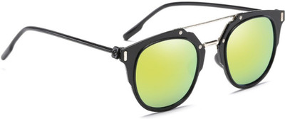 

Mark Miller Round Sunglasses(Golden)