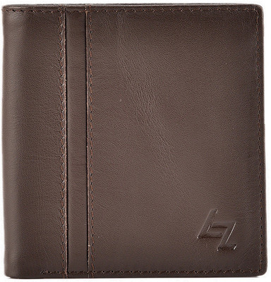 

LEATHER EFFECT Men Brown Artificial Leather Wallet(8 Card Slots), Black