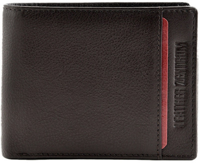 

Leather Zentrum Men Brown Genuine Leather Wallet(8 Card Slots)