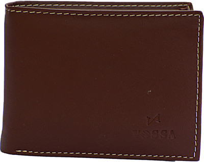

Vossa Men Maroon Genuine Leather Wallet(11 Card Slots)