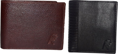

Rosset Men Brown, Black Genuine Leather, Artificial Leather Wallet(7 Card Slots)