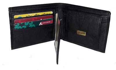 

e mall Men Black Artificial Leather Wallet(5 Card Slots), Brown