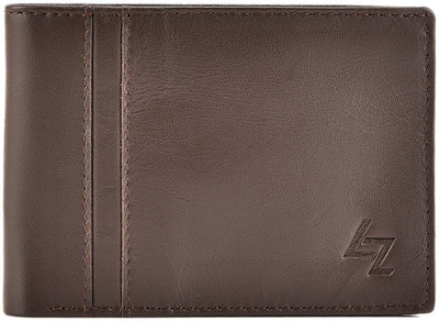 

Leather Zentrum Men Brown Genuine Leather Wallet(4 Card Slots)
