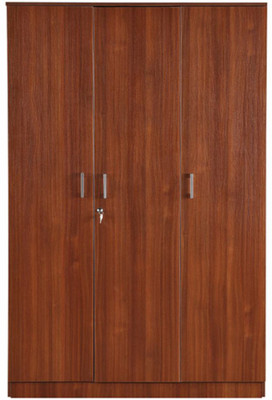 

HomeTown Wilson Engineered Wood 3 Door Wardrobe(Finish Color - Regato Walnut)