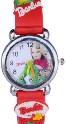 Fashion Gateway Barbie kids watch best for gifting (Red) Barbie Analog Watch  - For Girls   Watches  (Fashion Gateway)