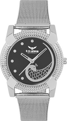 U.S. Lewis Analog Black Watch Watch  - For Women   Watches  (U.S. Lewis)