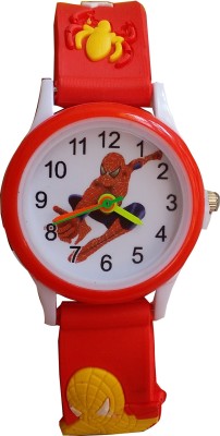 SS Traders Cute Red Spiderman Watch  - For Boys   Watches  (SS Traders)