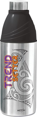 

Milton Trand Setter 1200 ml Water Bottle(Set of 1, Silver&Black)