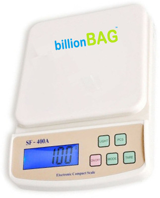 

Billionbag Compact Scale With Backlight 7 kg Digital Multi-Purpose Kitchen Weighing Scale(Off-White)