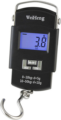 

CrackaDeal Travel Luggage scale (17kg) for Travellers Weighing Scale(Black)
