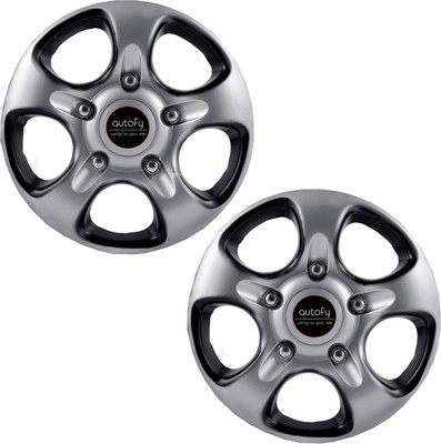 

Autofy (Set of 2) 16 inch 5 Spokes Snap-On Wheel Cover For Opel, Ford, Hyundai, Nissan, Maruti, Skoda, Mahindra, Honda Mondeo, Sonata, Terracan, X-Trail, Grand Vitara, CR-V, Scorpio, Octavia(40.64 cm)