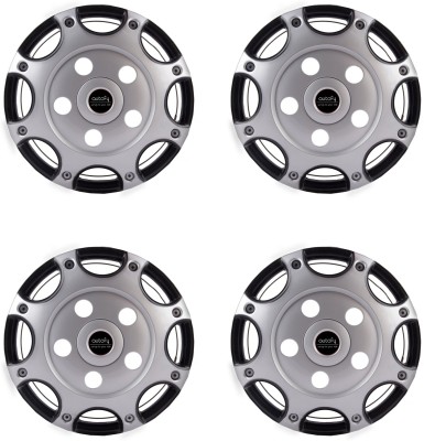 

Autofy (Set of 4) 15 inch 8 Spokes Snap-On with Lug Nut Holes Universal Wheel Cover For Mahindra, Tata, Chevrolet, Toyota Bolero, Tavera, Manza, Innova, Scorpio, Sumo, Safari, Sumo Victa, Indigo CS, Xylo(38.1 cm)