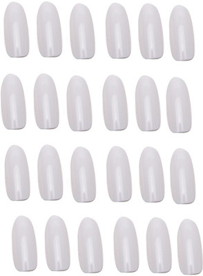 

Azzuro FRENCH GLUE ON NAILS 100PCS WHITE White(Pack of 100)