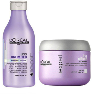 

L'Oreal Paris LISS UNLIMITED SHAMPOO, AND MASK(Set of 2)