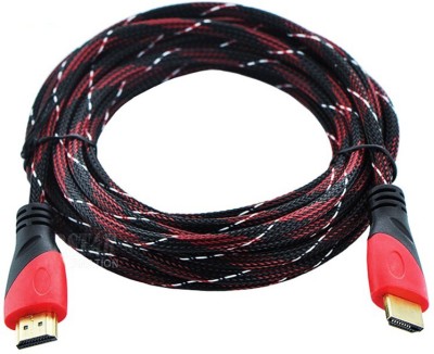 

Smart Tech 5 Meter High Speed HDMI Cable(Compatible with HDTV, Set Top Box, Red, Black), Black;red