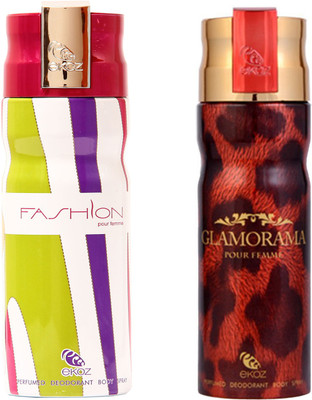 

Ekoz Fashion, Glammaron Body Spray - For Men(200 ml, Pack of 2)