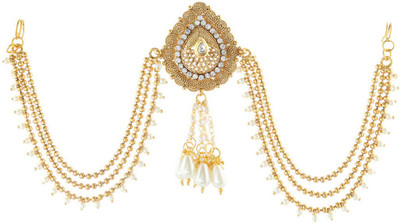 

Anuradha Art Jewellery HB-185 Hair Clip(Gold)