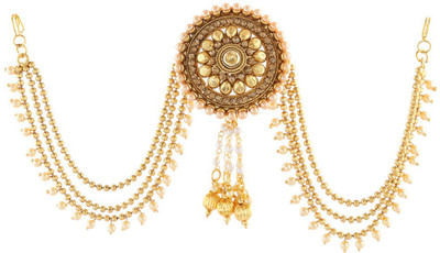 

Anuradha Art Jewellery HB-192 Hair Clip(Gold)