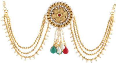 

Anuradha Art Jewellery HB-186 Hair Clip(Red, Green)