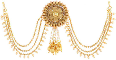 

Anuradha Art Jewellery HB-187 Hair Clip(Gold)
