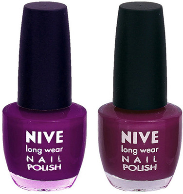

Nive Colour Blast Nail Polish (Set of 2 Nail Polish) Purple(Pack of 2)