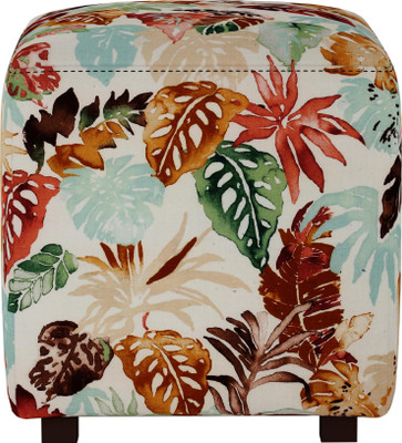 

ARRA Solid Wood Standard Ottoman(Finish Color - GREEN RUST)